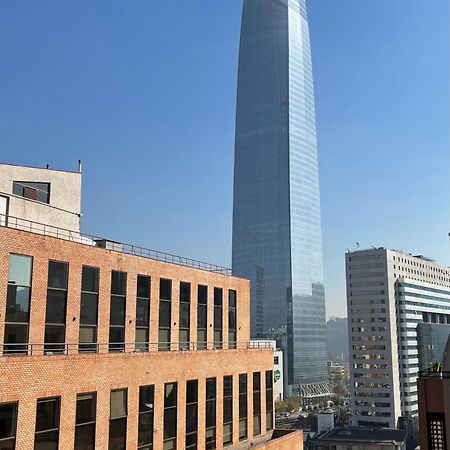 Apartament Condo Amueblado, El Golf, Las Condes Santiago con vista al Costanera Center Exterior foto