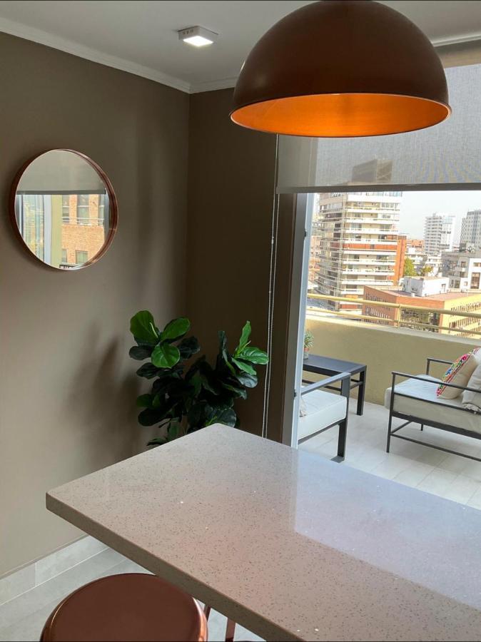 Apartament Condo Amueblado, El Golf, Las Condes Santiago con vista al Costanera Center Exterior foto