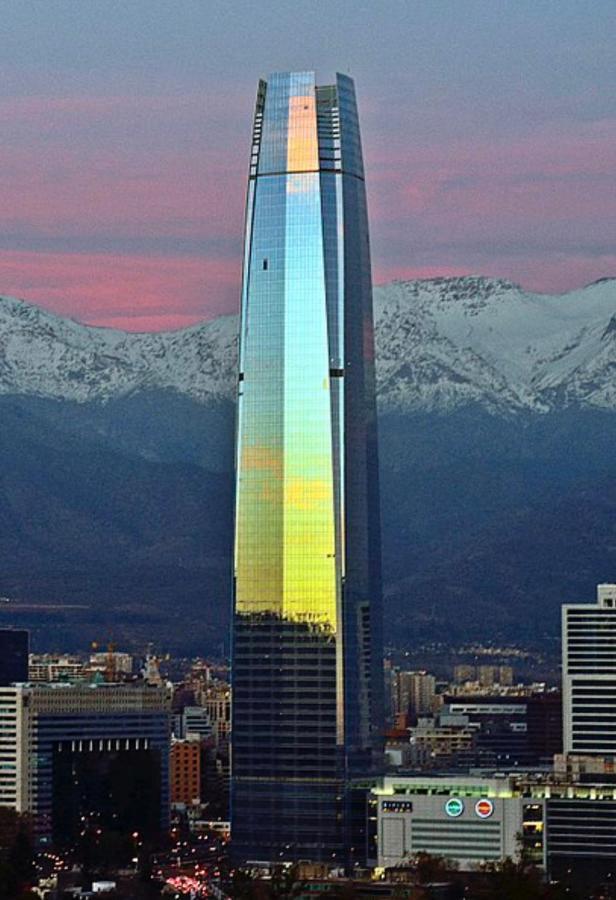 Apartament Condo Amueblado, El Golf, Las Condes Santiago con vista al Costanera Center Exterior foto
